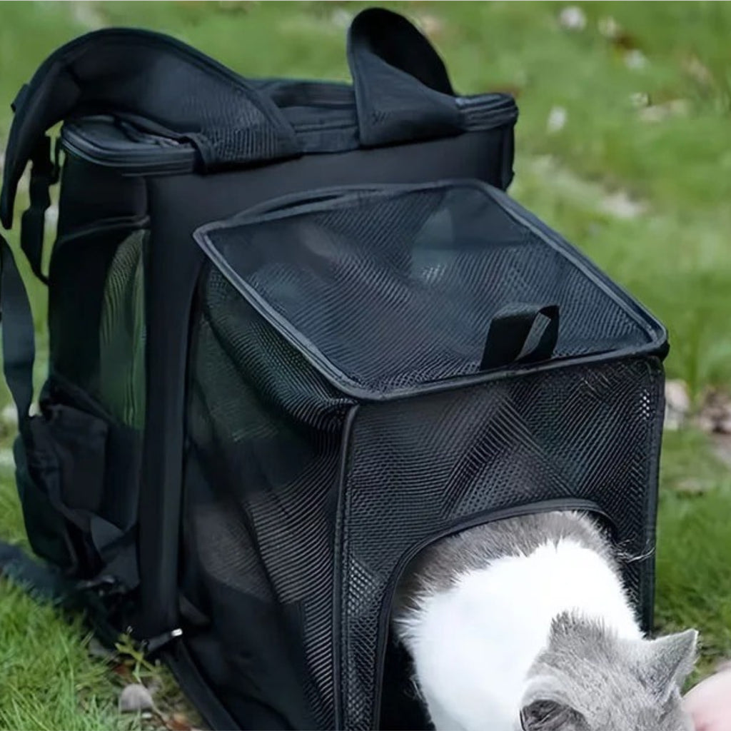 PawTrek — Sac à Dos Transporteur Extensible pour Chat