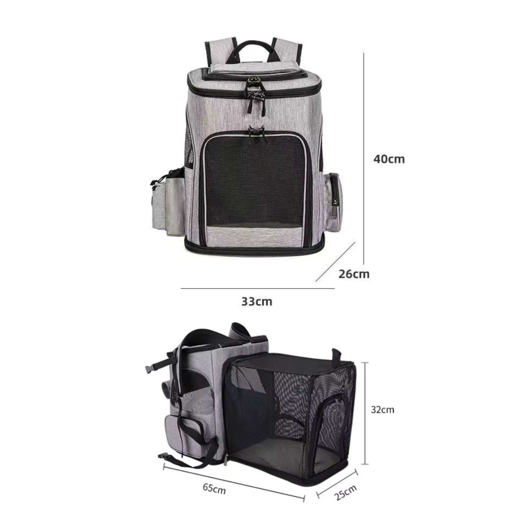 PawTrek — Sac à Dos Transporteur Extensible pour Chat