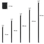 Tailles de l'applique murale LED VERA : 55, 80, 100, 120 et 145 cm