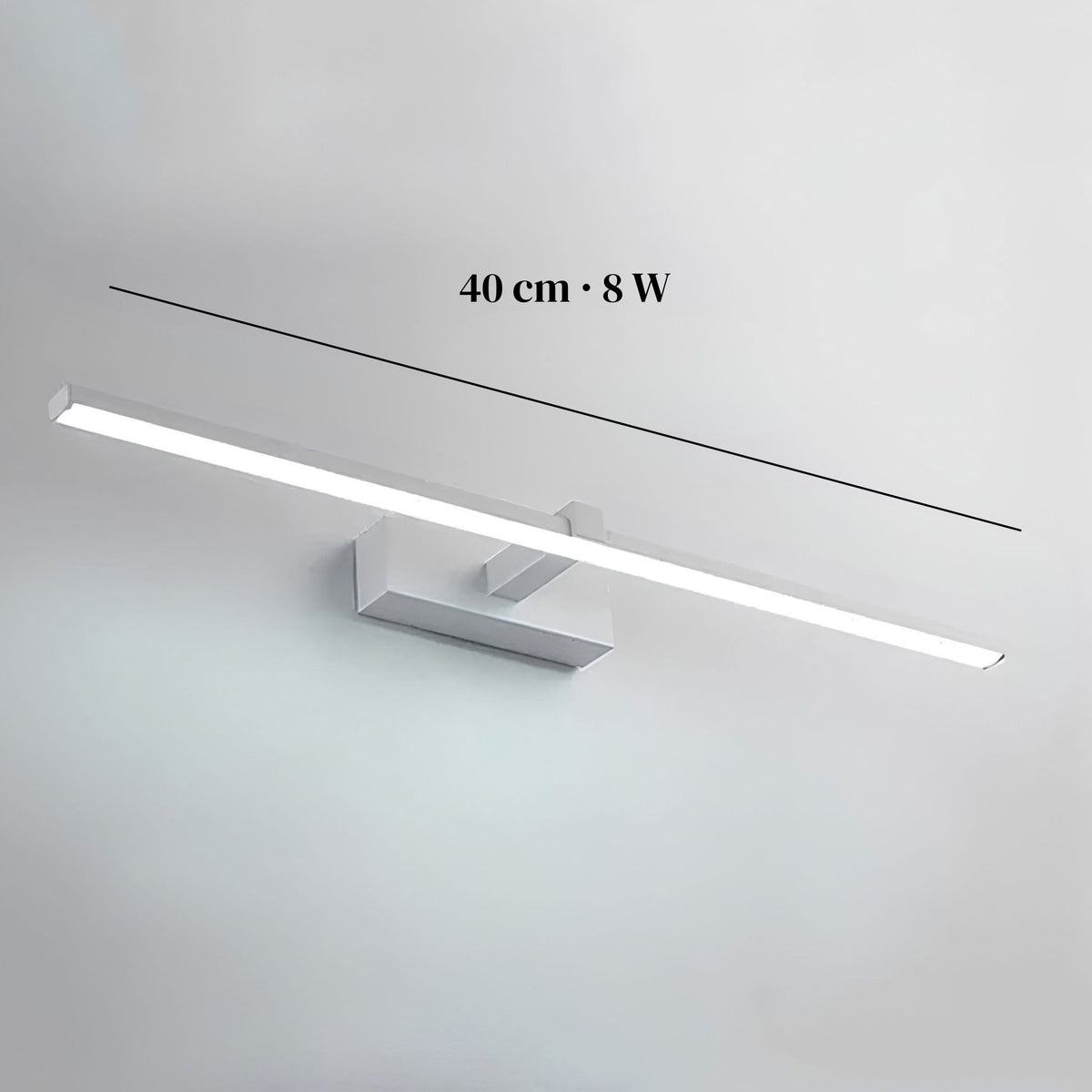 Applique murale LED LARA blanche, version 40 cm