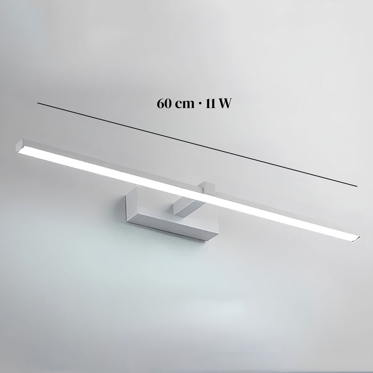 Applique murale LED LARA blanche, version 60 cm
