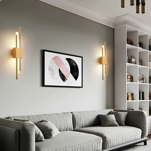 Applique Murale LED Dorée Sans Fil Rechargeable OLIA