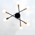 Plafonnier contemporain 6 lumières - ZORA