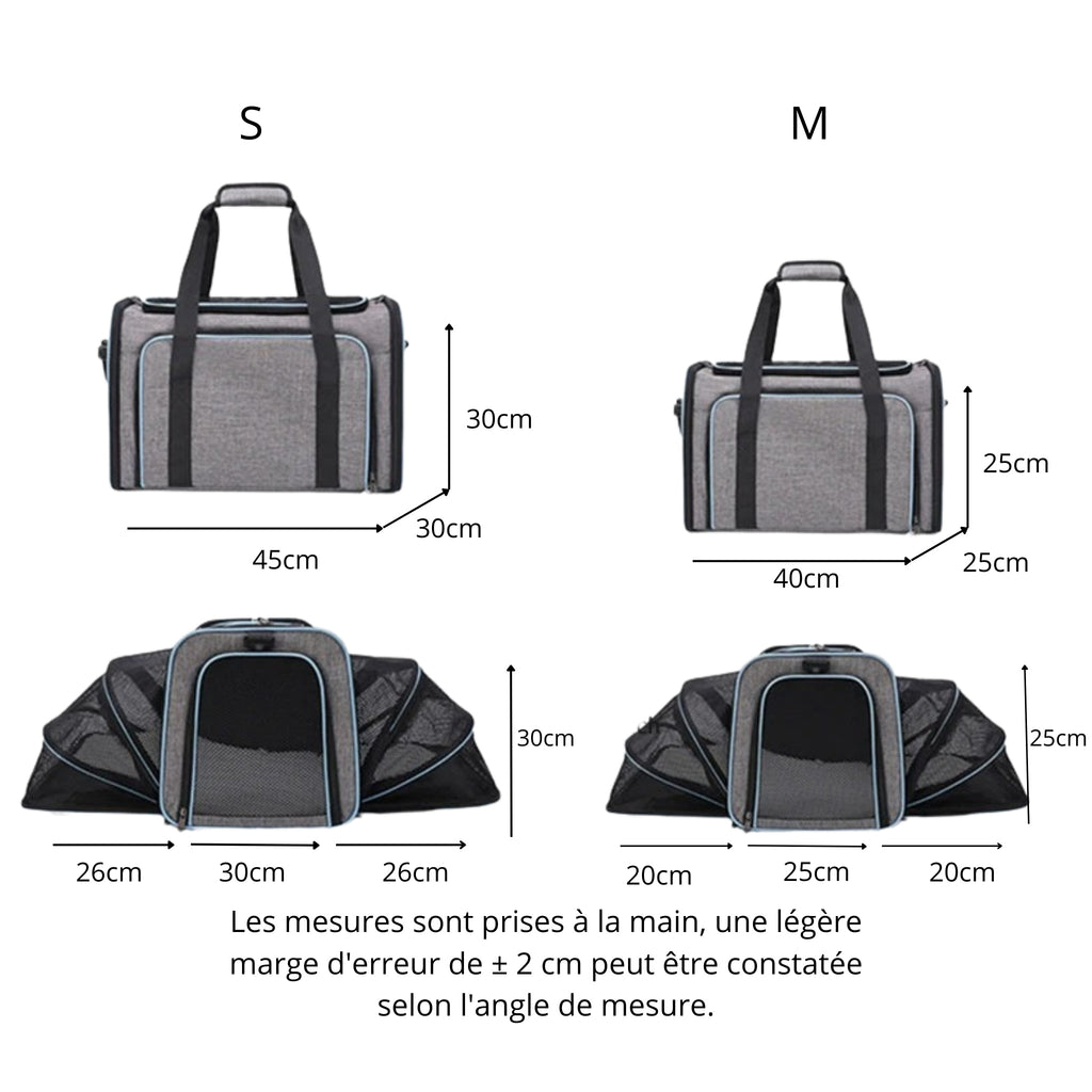 CabinPaw – Sac de Transport Chat Cabine Avion | Souple & Extensible