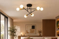 Plafonnier contemporain 6 lumières - ZORA