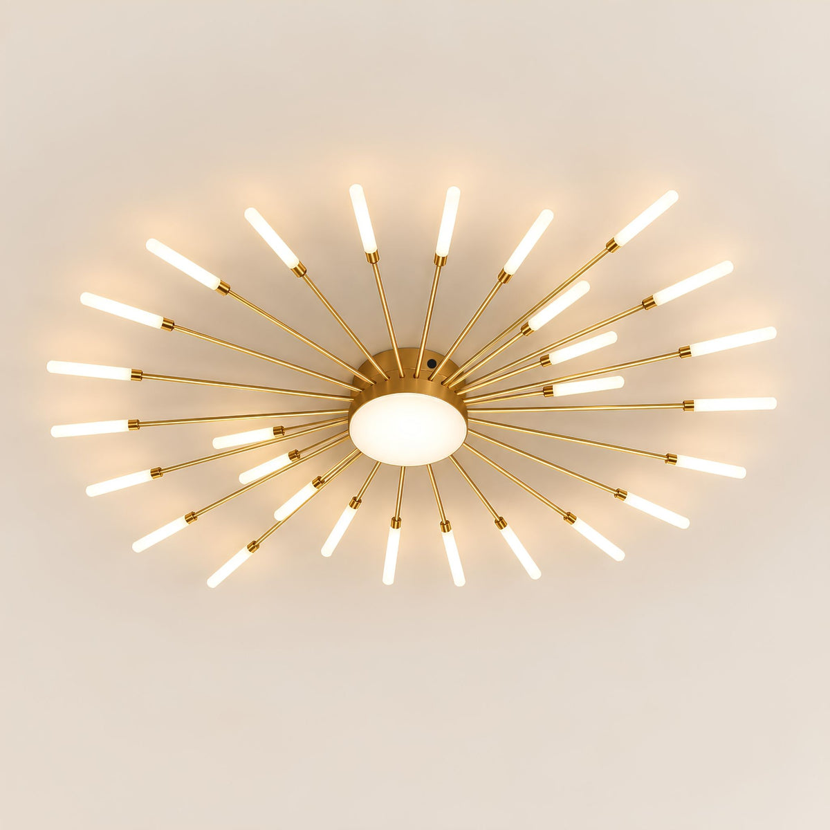 Plafonnier LED Design Feu d’Artifice Noir ou Doré | ASTRA