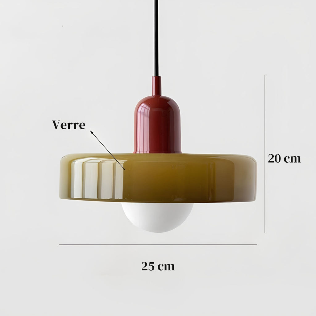 Suspension retro en verre - SOLA